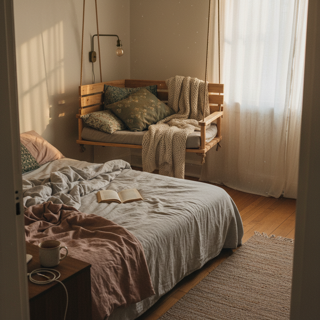 14. Corner Swing Seat