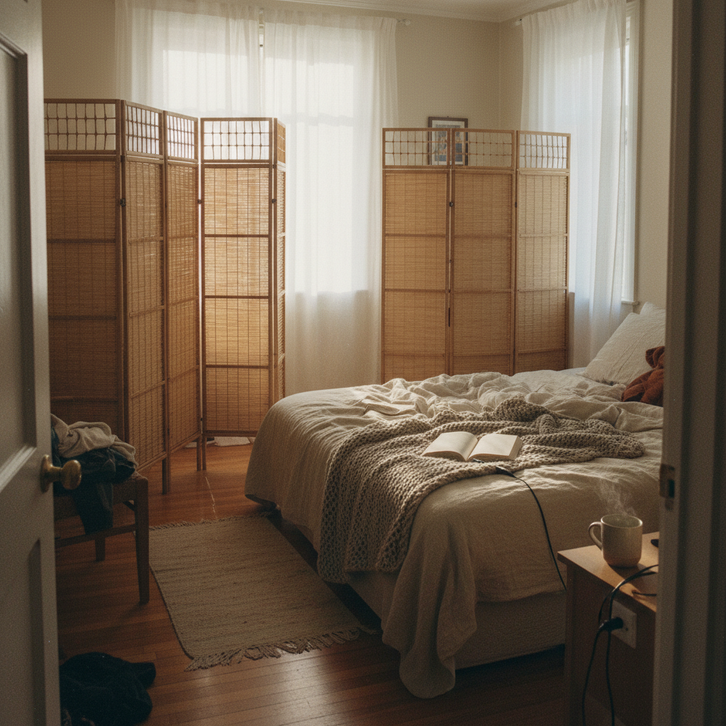 10. Bamboo Room Dividers for Privacy