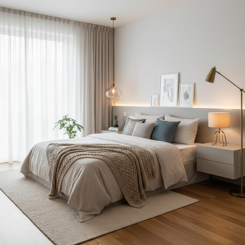 6. Layered Lighting for Mood and Function