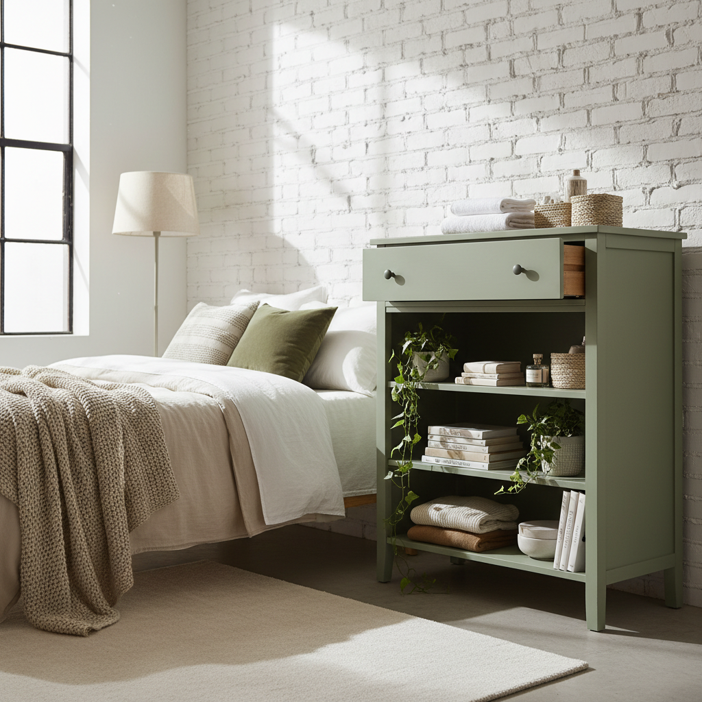 Repurposed Dresser for Extra Storage