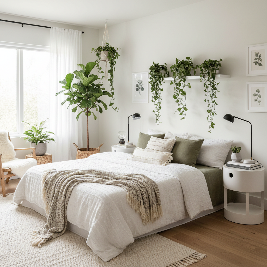 Bedroom Ideas with Plants