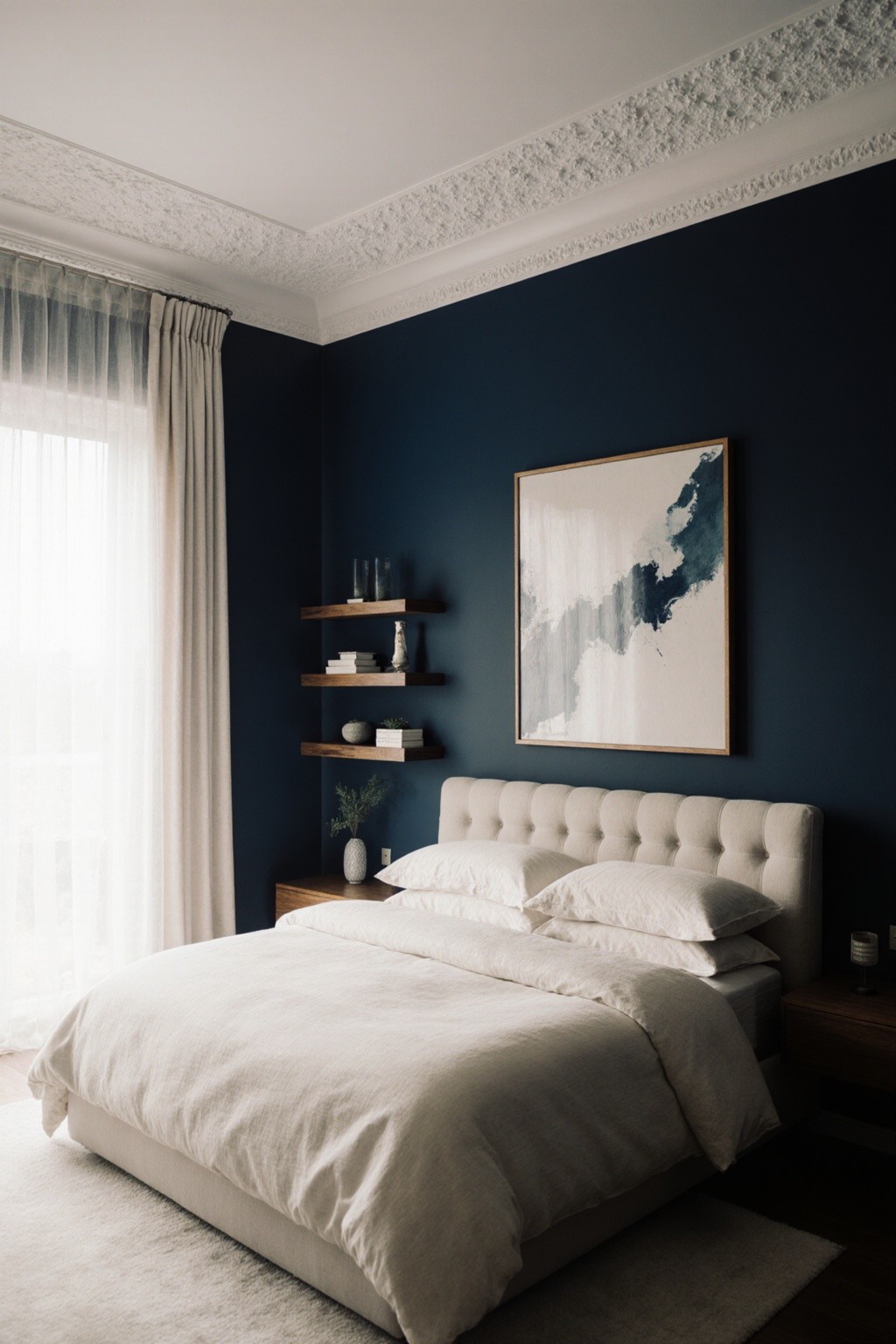 bedroom wall design simple - 20 Lovely Bedroom Wall Design Simple You'll Love