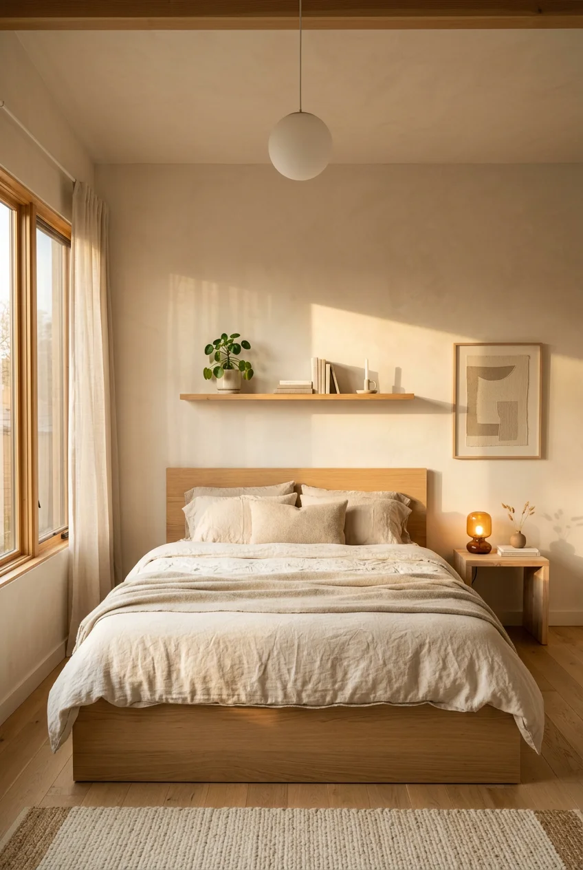 2. Invest in a Low-Profile, Clean-Lined Bed Frame