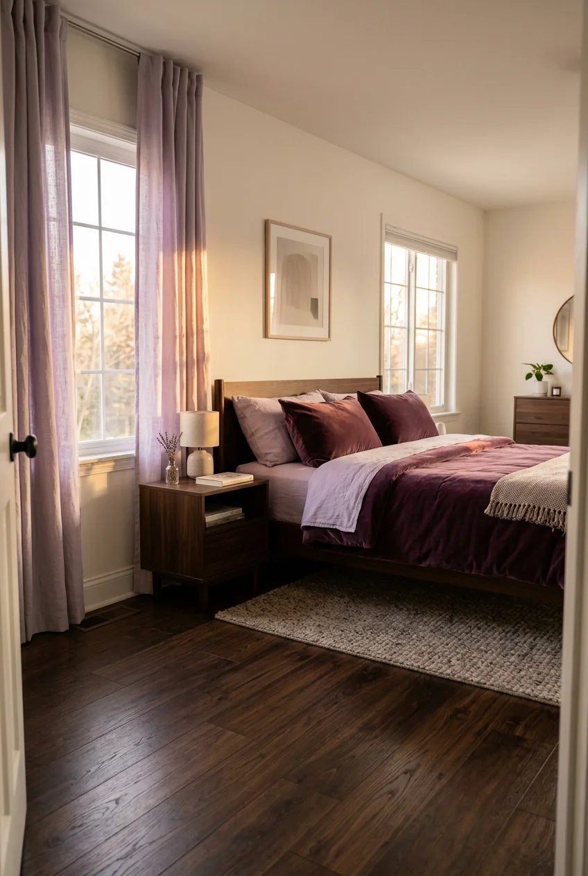 purple bedroom decor - 19 Purple Bedroom Decor You Need to See