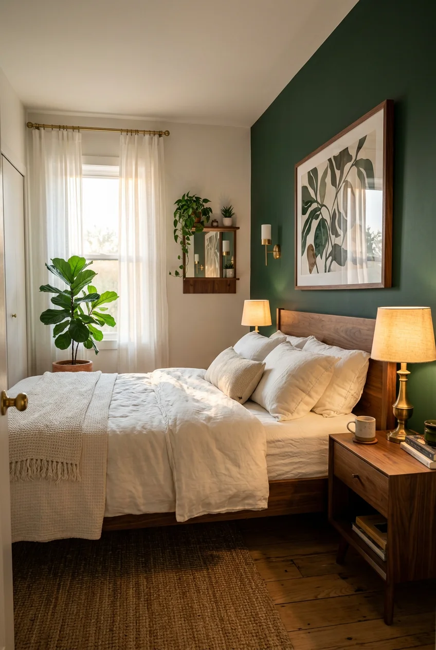 green bedroom aesthetic - 18 Aesthetic Green Bedroom for Every Budget