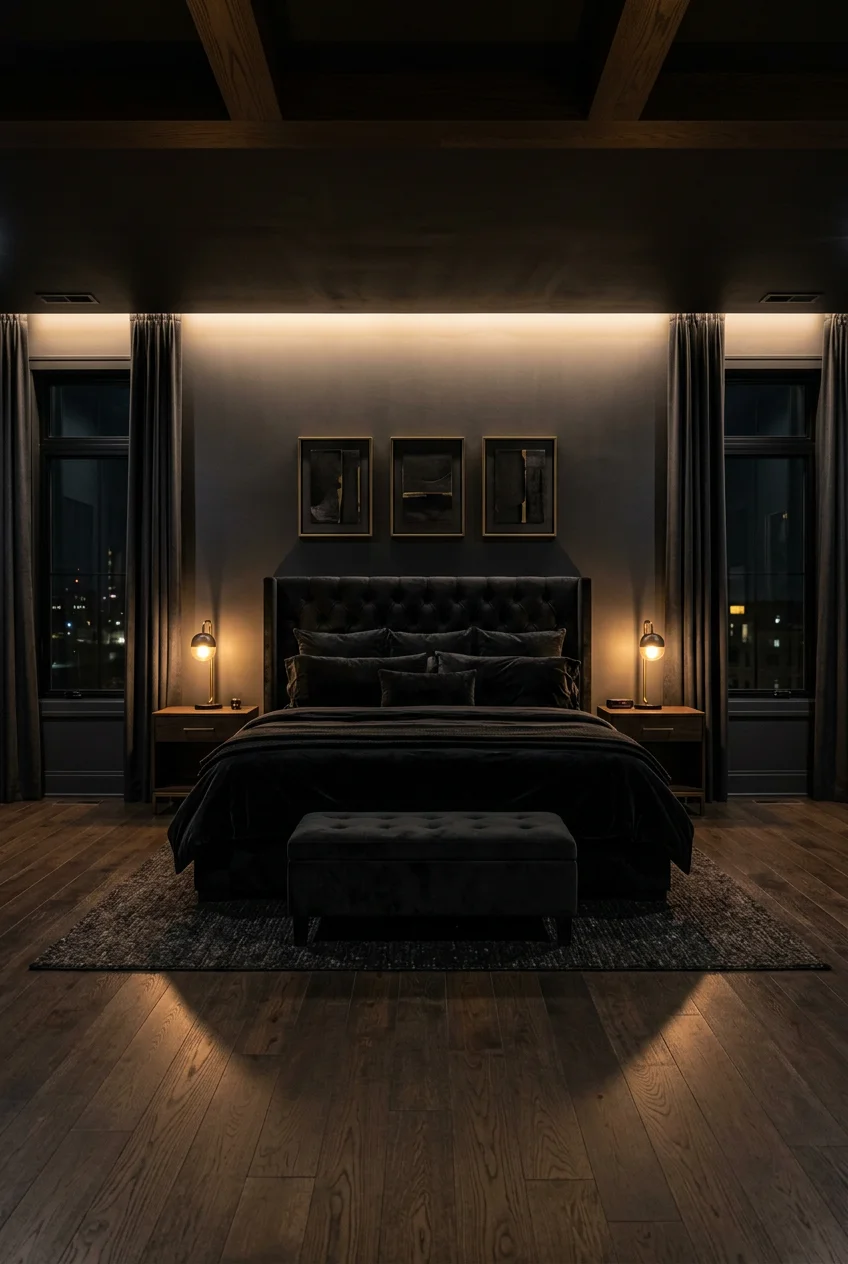 black room decor bedroom - 18 Black Room Decor Bedroom for Every Budget