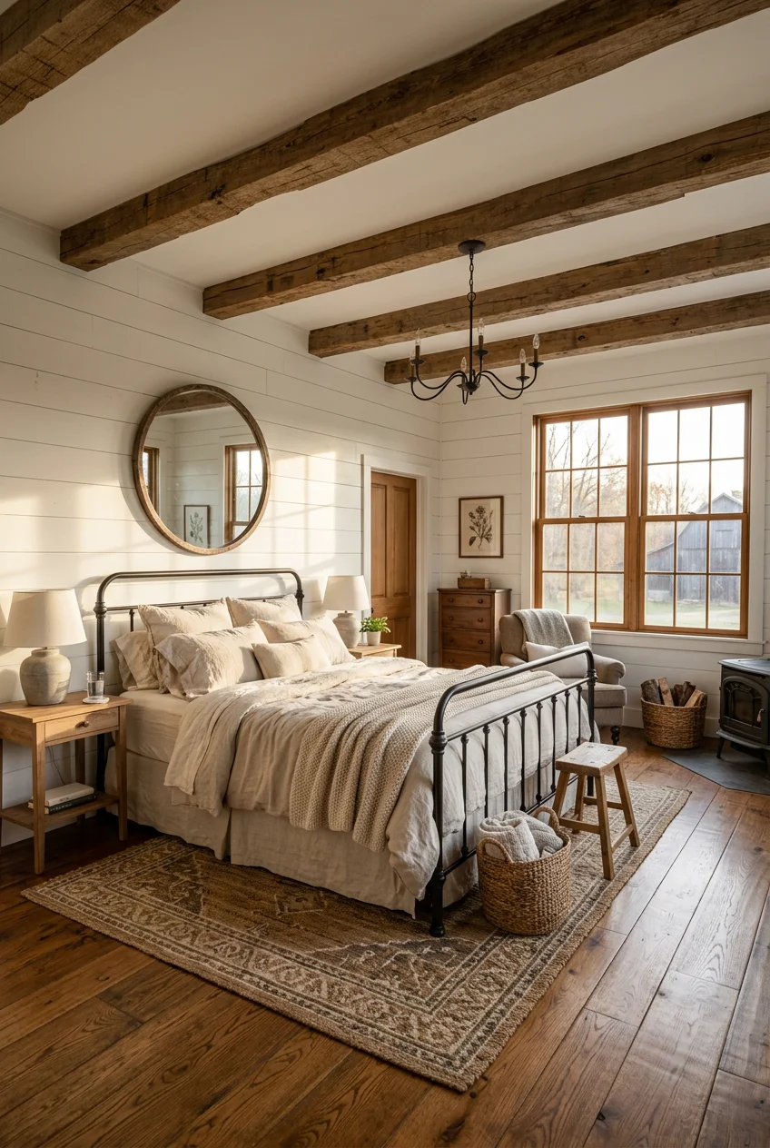 farmhouse bedroom decor - 20 Farmhouse Bedroom Decor You Need to See