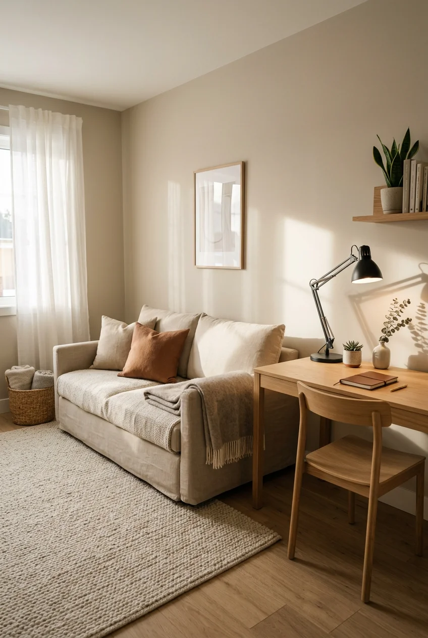 guest bedroom office combo - 19 Guest Bedroom Office Combo for Every Budget