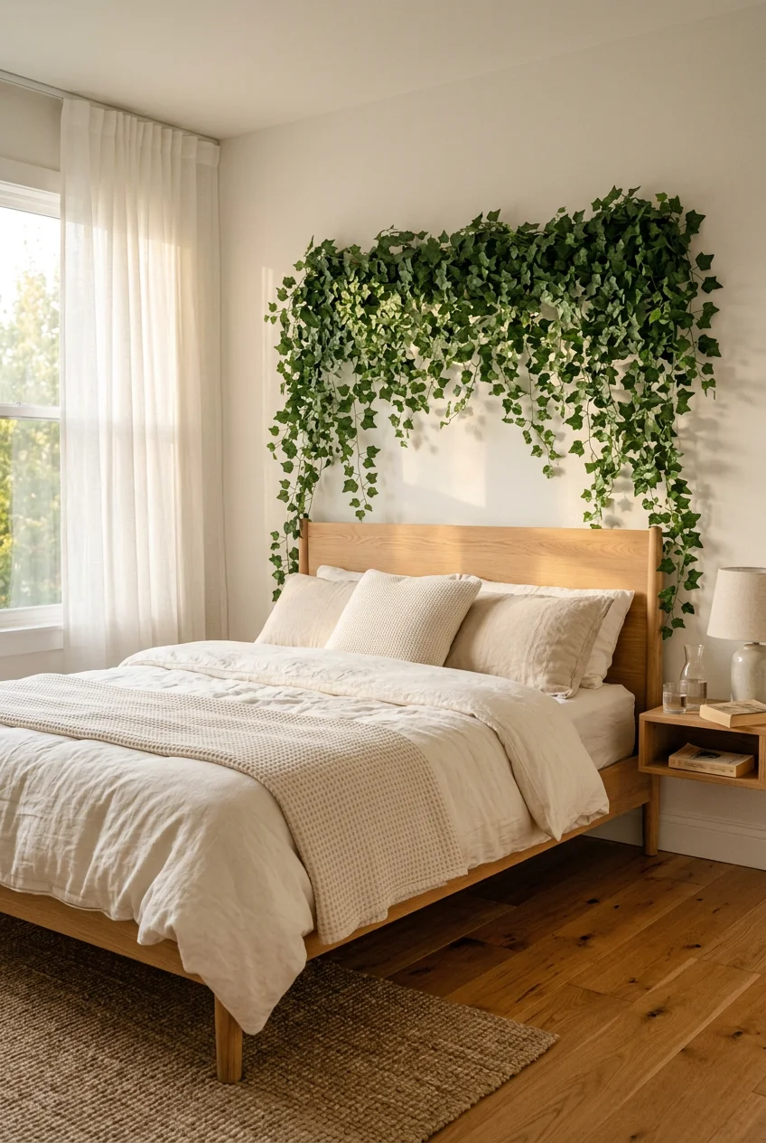 fake vines decor bedroom - 18 Fake Vines Decor Bedroom You Need to See