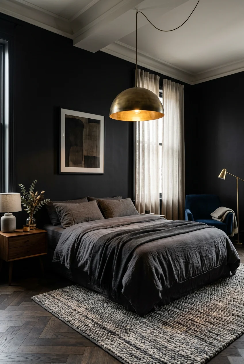 black room decor bedroom aesthetic - 16 Aesthetic Black Room Decor Bedroom You Need to See