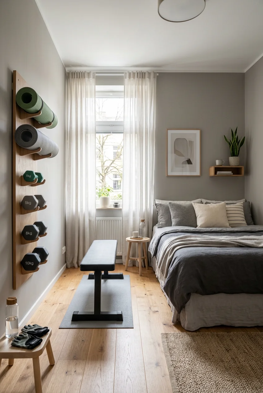home gym ideas small bedroom - 17 Home Gym Ideas Small Bedroom Worth Trying