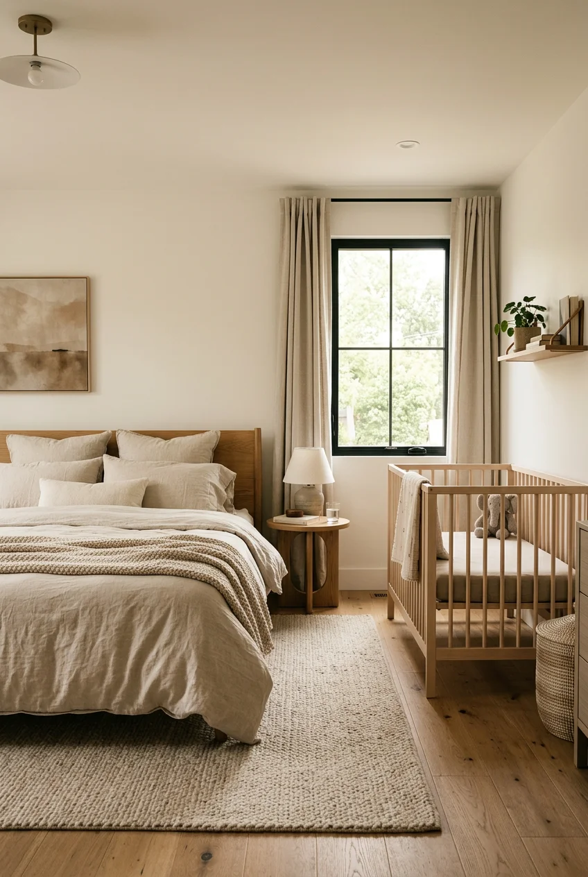 bedroom with nursery shared master bed - 18 Bedroom With Nursery Shared Master Bed Worth Trying