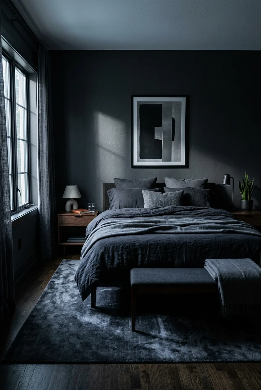 small dark bedroom ideas - 17 Small Dark Bedroom Ideas You Need to See