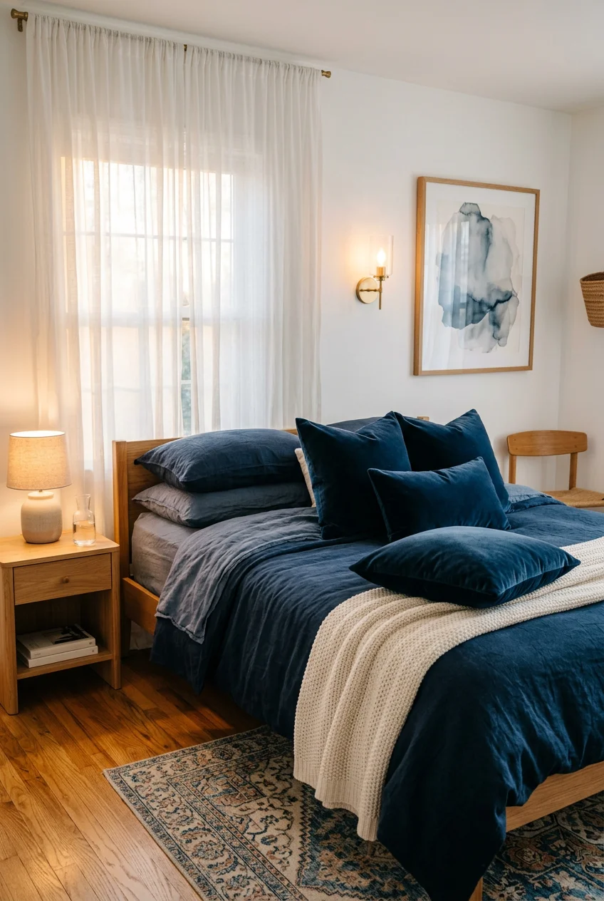 blue bedroom decor ideas - 19 Blue Bedroom Decor Ideas You Need to See