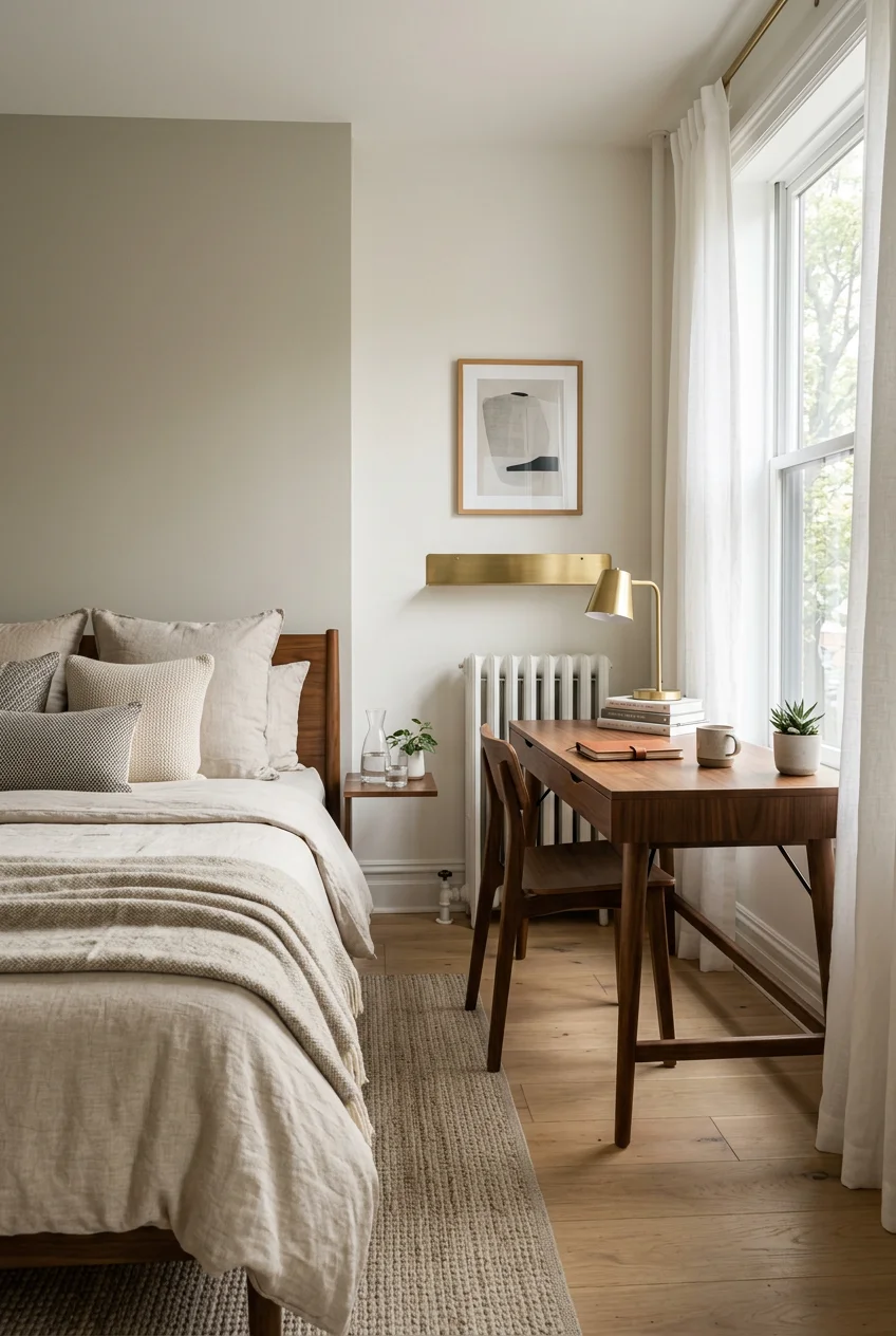 guest bedroom home office - 18 Guest Bedroom Home Office That Actually Work