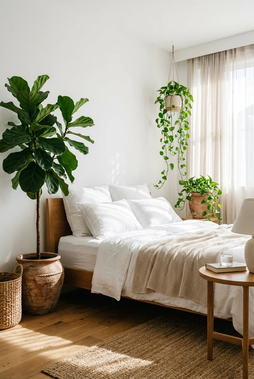 bedroom plants decor ideas - 20 Bedroom Plants Decor Ideas That Actually Work