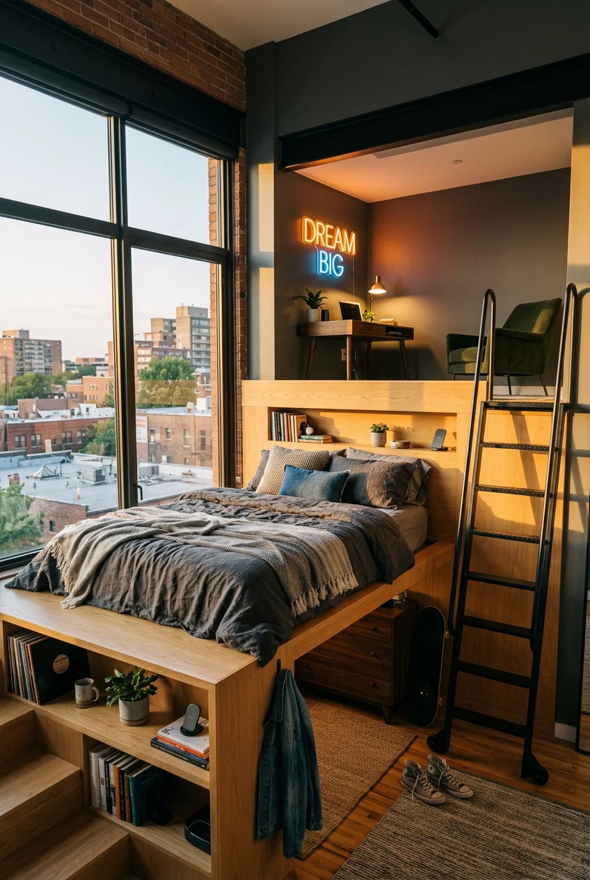 teen loft bedroom ideas - 20 Teen Loft Bedroom Ideas Worth Trying